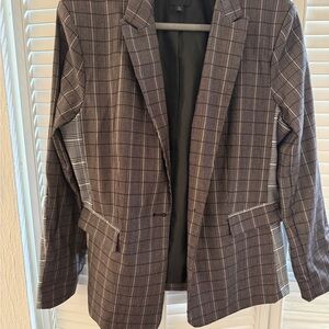 Women’s Plaid Blazer